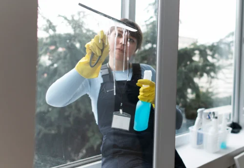 Nettoyage de vitres intérieures et extérieures à Saint-Vérain
